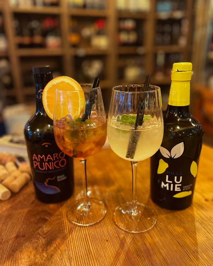 Amaro-Spritz und Limoncello-Spritz